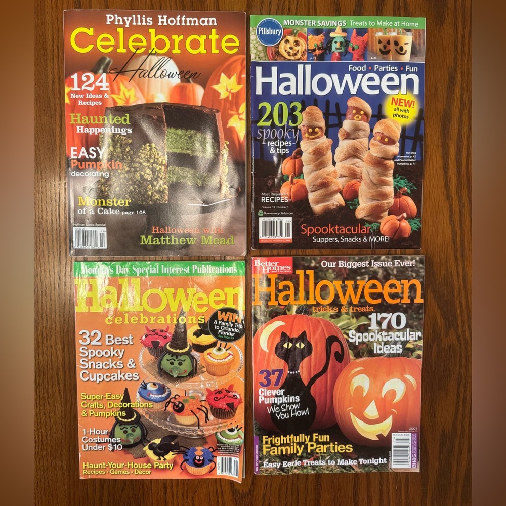 Halloween and Fall Party Magazines - Bundle of 10 - Picture 4 of 5